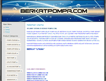 Tablet Screenshot of berkatpompa.com